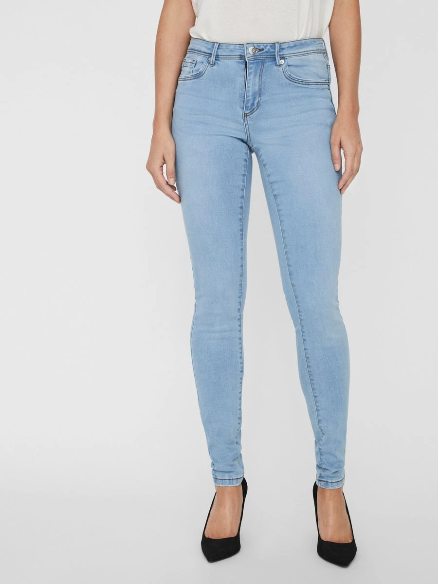 VERO MODA VMTANYA MR S PIPING JEANS VI352 GA NOOS Dames Jeans - Maat L X L30 3 VERO MODA VMTANYA MR S PIPING JEANS VI352 GA NOOS Dames Jeans - Maat L X L30 - Afbeelding 3