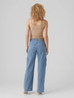 Vero Moda VMNORTH MR LOOSE STR CARGO JEANS VI3331 Dames Broek Medium Blue Denim - Maat 29 X "32 9 Vero Moda VMNORTH MR LOOSE STR CARGO JEANS VI3331 Dames Broek Medium Blue Denim - Maat 29 X "32 -Vero Moda 900x1200 424