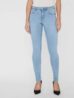 VERO MODA VMTANYA MR S PIPING JEANS VI352 GA NOOS Dames Jeans - Maat XS X L32
