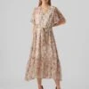 VERO MODA VMSILO SS 7/8 DRESS WVN BTQ Dames Jurk - Maat XS