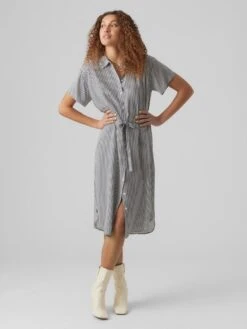 Vero Moda Jurk Vmbumpy Ss Calf Shirt Dress Noos 10279684 Snow White/india Ink Dames Maat - XS 9 Vero Moda Jurk Vmbumpy Ss Calf Shirt Dress Noos 10279684 Snow White/india Ink Dames Maat - XS -Vero Moda 900x1200 67