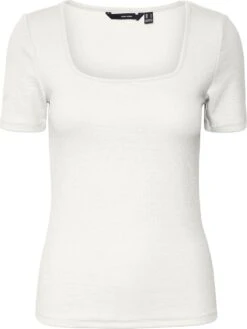 Vero Moda VMPALMA IDA S/S TOP JRS Dames T-shirt - Maat S