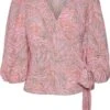 Vero Moda T-shirt Vmpepper Aya 3/4 Wrap Top Wvn 10282131 Cyclamen Dames Maat - L