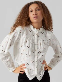 Vero Moda Blouse Vmpenri L/s Emb Shirt Wvn Btq 10284661 Snow White Dames Maat - XXL 7 Vero Moda Blouse Vmpenri L/s Emb Shirt Wvn Btq 10284661 Snow White Dames Maat - XXL -Vero Moda 908x1200 1