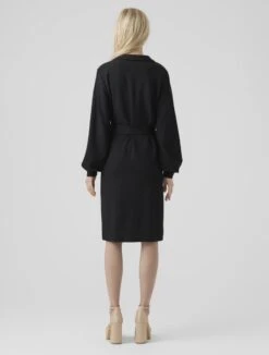 VERO MODA JURK VMPAM L/S SHIRT DRESS JRS BTQ BLACK DAMES MAAT - L 17 VERO MODA JURK VMPAM L/S SHIRT DRESS JRS BTQ BLACK DAMES MAAT - L -Vero Moda 908x1200 6