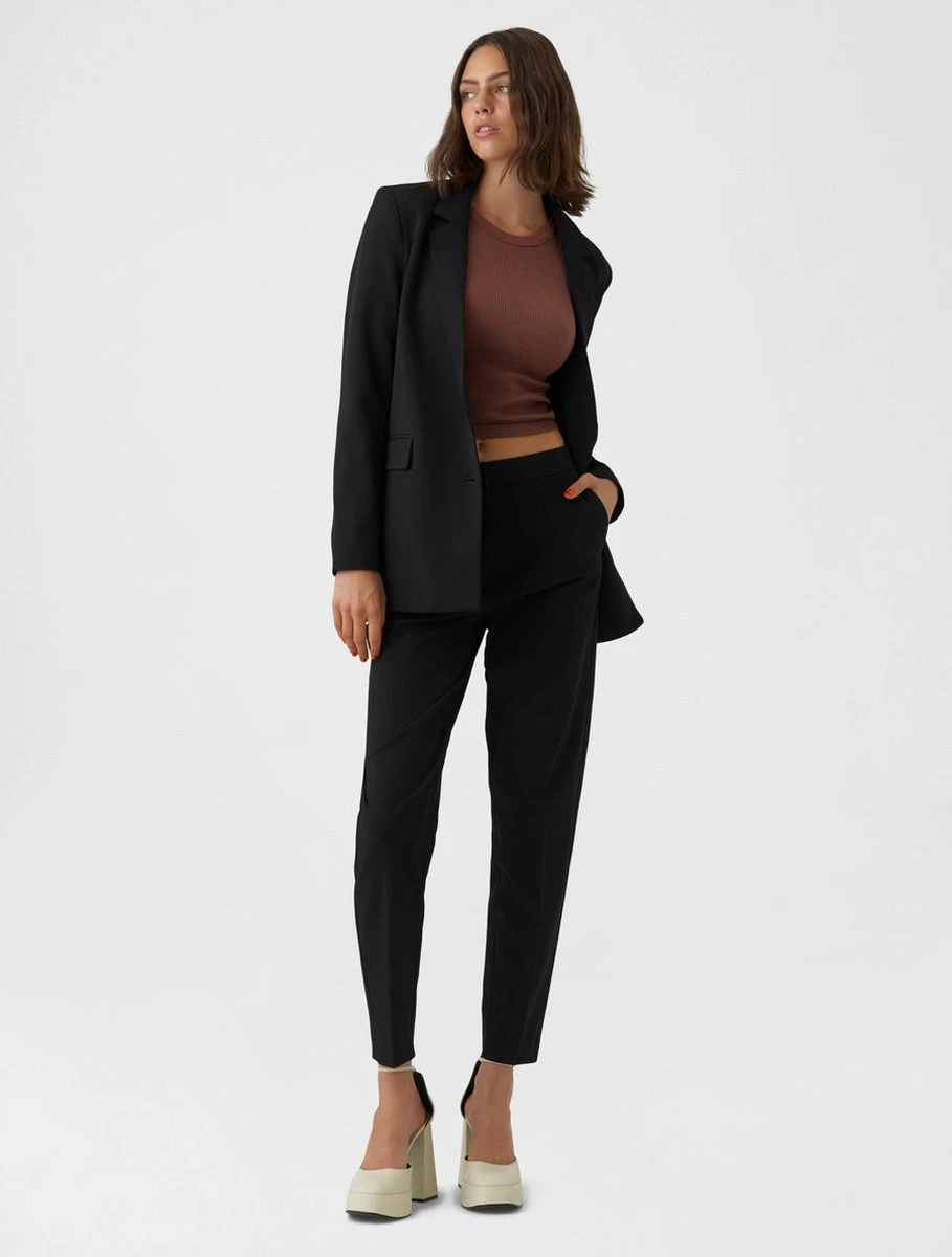 VERO MODA VMZAMIRA LS LOOSE BLAZER GA NOOS Dames Blazer - Maat M 2 VERO MODA VMZAMIRA LS LOOSE BLAZER GA NOOS Dames Blazer - Maat M - Afbeelding 2