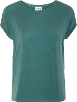 Vero Moda T-shirt Vmava Plain Ss Top Ga Noos 10187159 North Atlantic Dames Maat - M