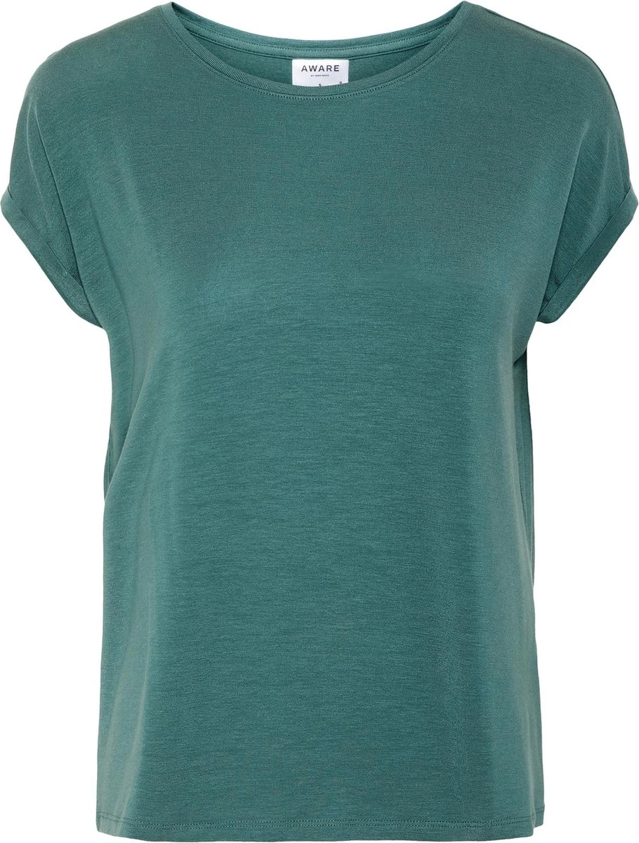 Vero Moda T-shirt Vmava Plain Ss Top Ga Noos 10187159 North Atlantic Dames Maat - M 1 Vero Moda T-shirt Vmava Plain Ss Top Ga Noos 10187159 North Atlantic Dames Maat - M