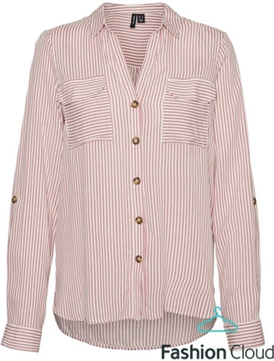 Vero Moda Blouse Vmbumpy L/s Shirt New Wvn Noos 10275283 Snow White/nostalgia Dames Maat - L 1 Vero Moda Blouse Vmbumpy L/s Shirt New Wvn Noos 10275283 Snow White/nostalgia Dames Maat - L