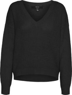 VERO MODA VMLEANNA LS V-NECK BLOUSE GA BOO Dames Trui - Maat M
