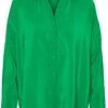 VERO MODA VMQUEENY LS OVERSIZE SHIRT WVN GA NOOS Dames Blouse - Maat XS