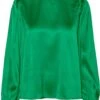 Vero Moda Blouse Vmlola Ls Button Top Wvn 10280672 Bright Green Dames Maat - M