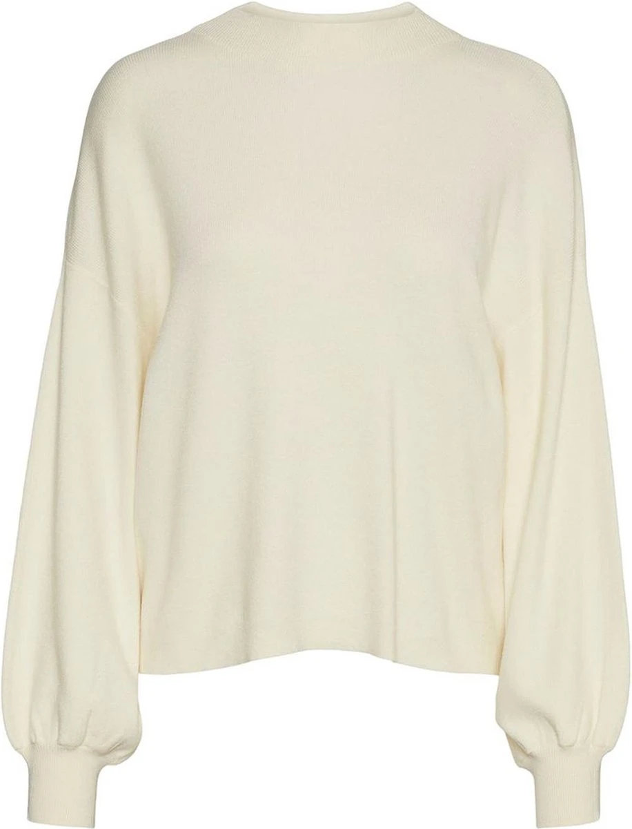 VERO MODA VMNANCY HIGHNECK VOLUME BLOUSE GA BOO Dames Trui - Maat M 5 VERO MODA VMNANCY HIGHNECK VOLUME BLOUSE GA BOO Dames Trui - Maat M - Afbeelding 5
