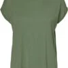 Vero Moda T-shirt Vmava Plain Ss Top Ga Noos 10187159 Laurel Wreath Dames Maat - M