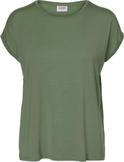 Vero Moda T-shirt Vmava Plain Ss Top Ga Noos 10187159 Laurel Wreath Dames Maat - L -Vero Moda 917x1200 2