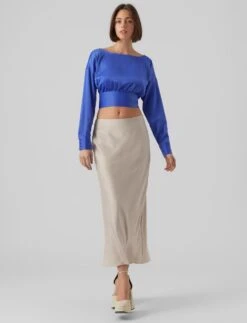 Vero Moda VMKARINA LS TIE TOP Dames Top DAZZLING BLUE Maat - M 8 Vero Moda VMKARINA LS TIE TOP Dames Top DAZZLING BLUE Maat - M -Vero Moda 918x1200 2