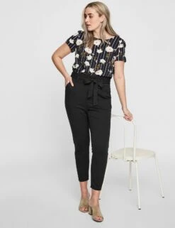 VERO MODA CURVE VMEVA HR LOOSE PAPERBAG P GA CURVE NOOS Dames Trousers - Maat 46 -Vero Moda 923x1200 22