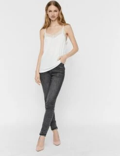 Vero Moda VMANA SL LACE TOP - White White 13 Vero Moda VMANA SL LACE TOP - White White -Vero Moda 926x1200 17