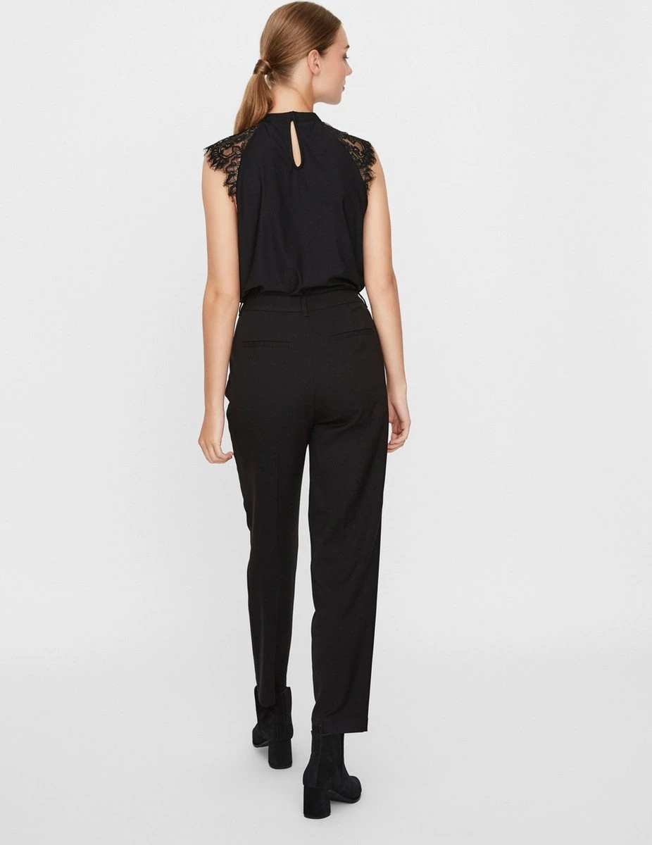 VERO MODA VMMILLA SL LACE TEE GA NOOS Dames Top - Maat M 3 VERO MODA VMMILLA SL LACE TEE GA NOOS Dames Top - Maat M - Afbeelding 3