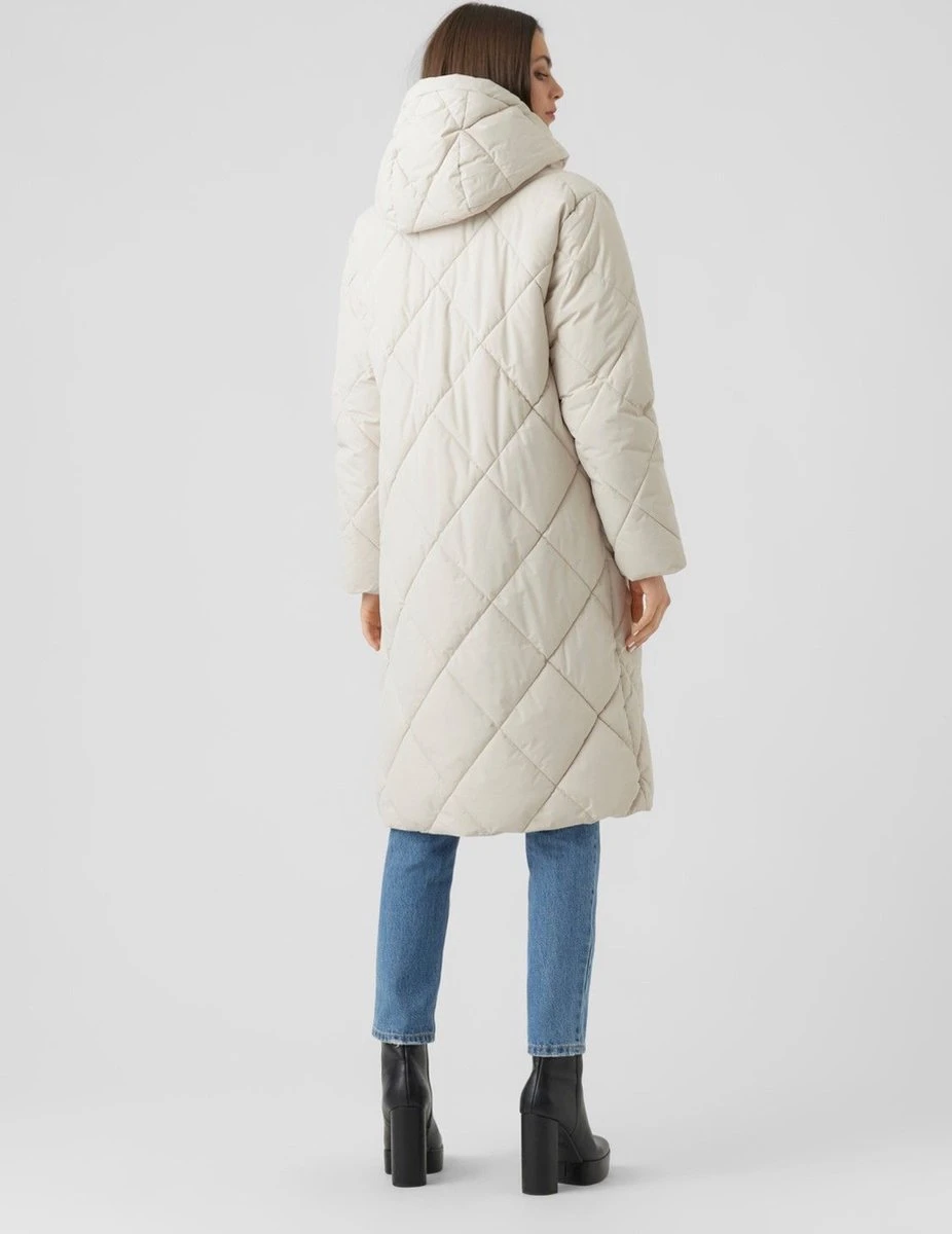 VERO MODA VMADELALOA LONG COAT GA BOOS Dames Jas - Maat XL 5 VERO MODA VMADELALOA LONG COAT GA BOOS Dames Jas - Maat XL - Afbeelding 5