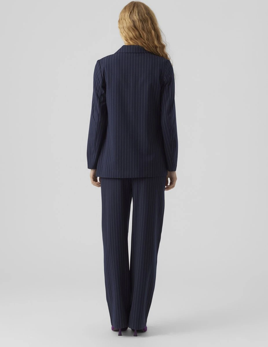 VERO MODA VMLISTAKIA LS PINSTRIPE BLAZER BOO Dames Blazer - Maat XL 3 VERO MODA VMLISTAKIA LS PINSTRIPE BLAZER BOO Dames Blazer - Maat XL - Afbeelding 3