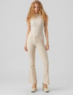 VERO MODA VMSCARLET MR SKINNY FLARED JEANS ECRU Dames Jeans - Maat L X L32 14 VERO MODA VMSCARLET MR SKINNY FLARED JEANS ECRU Dames Jeans - Maat L X L32 -Vero Moda 927x1200 28