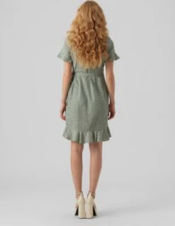 VERO MODA VMHENNA 2/4 WRAP FRILL DRESS WVN Dames Jurk - Maat M -Vero Moda 929x1200 6