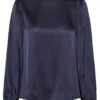 Vero Moda Blouse Vmlola Ls Button Top Wvn 10280672 Navy Blazer Dames Maat - M
