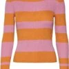 VERO MODA VMALVA LS O-NECK STRIPE PULLOVE BOO Dames Trui - Maat XL