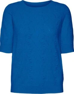 Vero Moda Trui Vmditto 2/4 O-neck Pullover Ga Boo 10277820 Skydiver Dames Maat - L