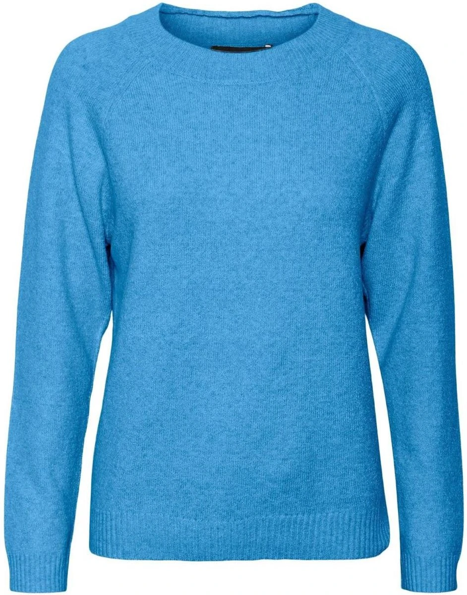 Vero Moda Trui Vmdoffy Ls O-neck Blouse Ga Noos 10201022 Little Boy Blue/melange Dames Maat - M 4 Vero Moda Trui Vmdoffy Ls O-neck Blouse Ga Noos 10201022 Little Boy Blue/melange Dames Maat - M - Afbeelding 4