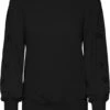 Vero Moda Trui Vmfortune L/s Embrodery Sweat Exp 10290435 Black Dames Maat - M