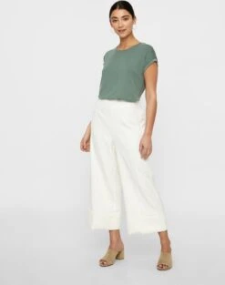 Vero Moda T-shirt Vmava Plain Ss Top Ga Noos 10187159 Laurel Wreath Dames Maat - L -Vero Moda 946x1200 1