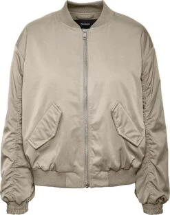 Vero Moda VMALEXA SHORT JACKET BOOS Dames Jas Oatmeal - Maat S