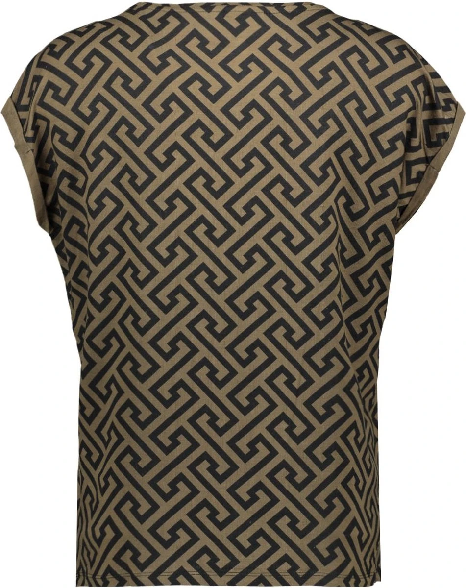 VERO MODA VMAVA PLAIN SS TOP MULTI AOP NOOS GA Dames T-shirt - Maat S 2 VERO MODA VMAVA PLAIN SS TOP MULTI AOP NOOS GA Dames T-shirt - Maat S - Afbeelding 2