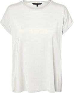 VERO MODA VMAVA PLAIN SS TOP GAJRS NOOS Dames T-shirt - Maat L