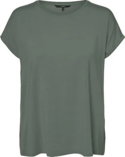 VERO MODA VMAVA PLAIN SS TOP GAJRS NOOS Dames T-shirt - Maat M