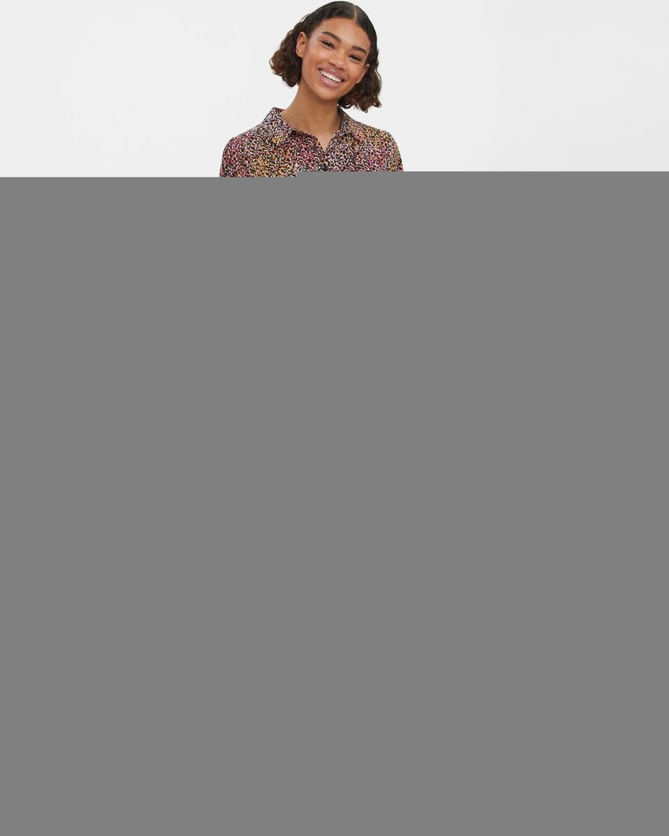 VERO MODA VMLOTUS L/S SHIRT DRESS WVN GA BTQ Dames Jurk - Maat S 6 VERO MODA VMLOTUS L/S SHIRT DRESS WVN GA BTQ Dames Jurk - Maat S - Afbeelding 6