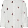 Vero Moda Blouse Vmsise 3/4 Shirt Emb Wvn Btq 10288727 Snow White Dames Maat - M