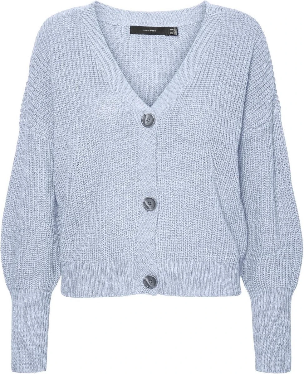 VERO MODA VMLEA LS V-NECK CUFF CARDIGAN NOOS Dames Vest - Maat L 1 VERO MODA VMLEA LS V-NECK CUFF CARDIGAN NOOS Dames Vest - Maat L