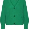 VERO MODA VMLEA LS V-NECK CUFF CARDIGAN NOOS Dames Vest - Maat XXL