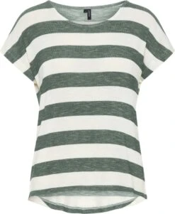 VERO MODA VMWIDE STRIPE S/L TOP GA JRS NOOS Dames Top - Maat L